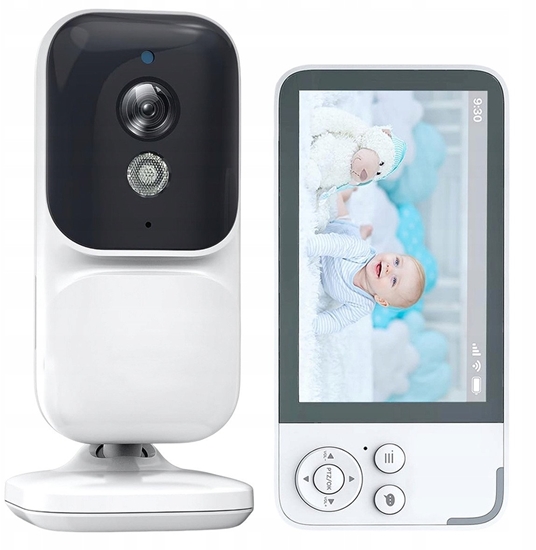 Изображение Niania Elektroniczna, 3,5" wywietlacz, wejcie do adowania typu C