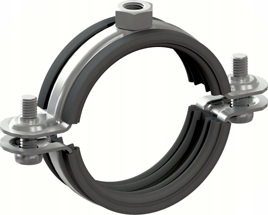 Picture of Niczuk Obejma pojedyncza DUO z izolacj 1 1/4" BK (41-46)