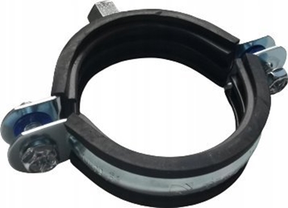 Picture of Niczuk Obejma pojedyncza DUO z izolacj 54 BK (53-58)