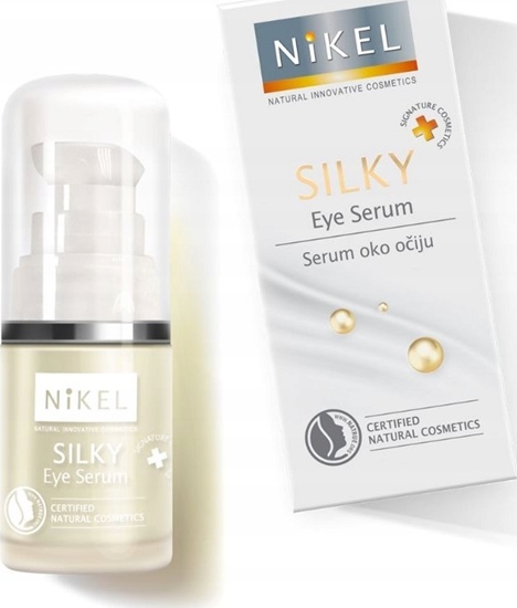 Изображение Nikel NIKEL, SILKY, Serum pod oczy przeciwstarzeniowy kompleks róany, 15ml
