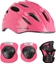 Изображение Nils Extreme Kask MTW01+H210 róowy z ochraniaczami r. XS
