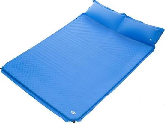 Изображение Nils Extreme Nc4060 Niebieski Mata Samopompujca Dwuosobowa Z Poduszk
