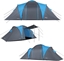 Attēls no Nils Extreme NC6031 NIEBIESKO-SZARY NAMIOT KEMPINGOWY HIGHLAND NILS CAMP