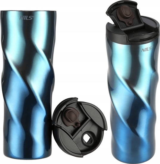 Изображение Nils Extreme NCB22 NIEBIESKI KUBEK TERMICZNY NILS