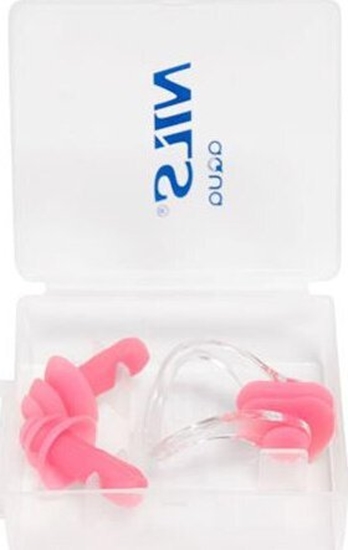 Изображение Nils Extreme NQAW30 RÓOWY ZESTAW PYWACKI SILIKONOWE ZATYCZKI DO USZU I NA NOS NILS AQUA