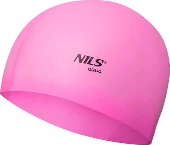 Изображение Nils Extreme NQC JEDNOKOLOROWY PK02 JASNORÓOWY CZEPEK SILIKONOWY NILS AQUA