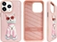 Изображение Nimmy iPhone 15 Pro Max 6.7" case pink/pink Glasses Cool Cat