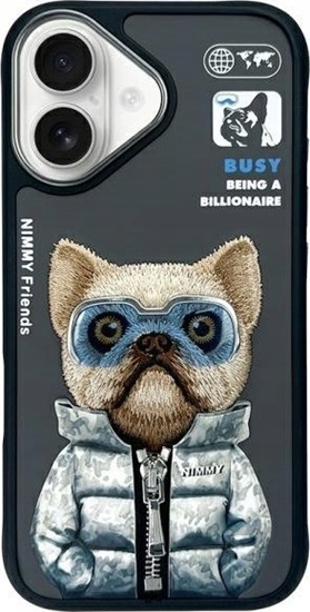 Picture of Nimmy iPhone 16 6.1" case black/black Cool&Cute 2.0 Dog