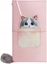 Picture of Nimmy Set 2in1 notebook + pen pink/pink Big Eyed Pet 2.0 Cat