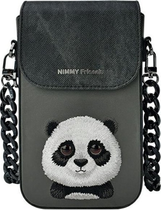 Attēls no Nimmy torebka na telefon czarny/black Big Eyed Pet 2.0 Panda