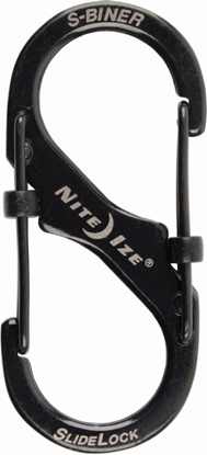 Picture of Nite Ize Karabiczyk S-Biner SlideLock #2 stal nierdzewna czarny - LSB2-01-R3 - LSB2-01-R3