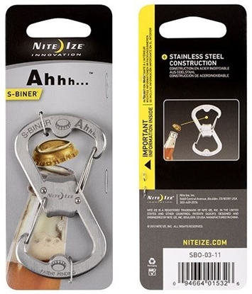 Picture of Nite Ize Otwieracz podwójny do butelek Ahhh... stal nierdzewna