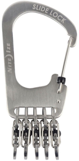 Picture of Nite Ize SlideLock stal nierdzewna + 5x micro karabiczyk (KCK-11-R3)