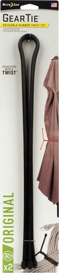 Picture of NiteIze Elastyczna Opaska Nite Ize Gear Tie 32 2Pack Black