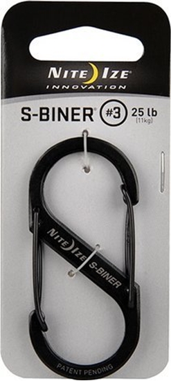 Picture of NiteIze Karabinek Nite Ize Sbiner 3 Black