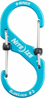 Изображение NiteIze Karabinek Nite Ize S-Biner Slidelock #3 Blue