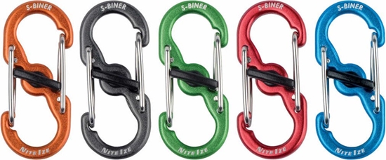 Изображение NiteIze Zestaw Karabinków Nite Ize S-Biner MicroLock Alum