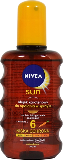 Picture of Nivea _Sun olejek do opalania w sprayu SPF6 200ml