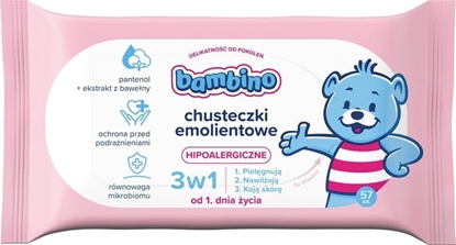 Picture of Nivea Chusteczki emolientowe 3w1 hipoalergiczne 1x57 szt.
