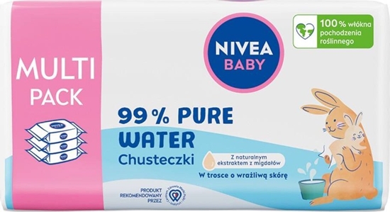 Picture of Nivea Chusteczki nawilane 99% Pure Water 3x57 szt.