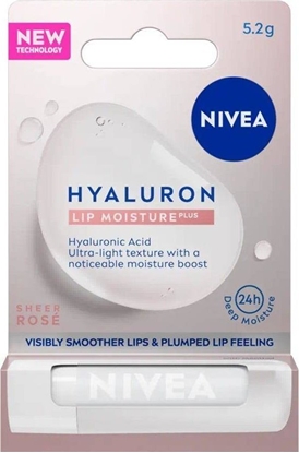Picture of Nivea Hyaluron Lip Moisture Plus nawilajcy balsam do ust Rose 5.2g