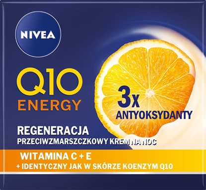 Picture of Nivea Q10 Energy Przeciwzmarszczkowy krem na noc - 3x Antyoksydanty 50ml