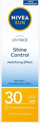 Изображение Nivea Sun UV Face Shine Control matujcy krem do twarzy SPF30 50ml