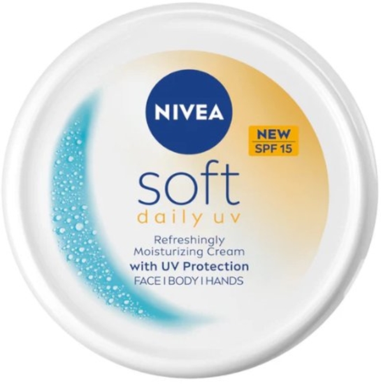 Picture of NIVEA_Soft Daily UV krem nawilajcy z ochron UV twarz, ciao i donie SPF15 100ml