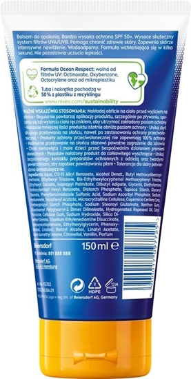 Picture of NIVEA_Sun Invisible Finish nawilajcy balsam do opalania SPF50+ 150ml