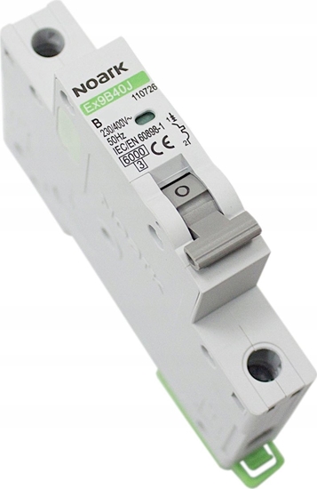 Picture of Noark Wycznik nadprdowy Noark 110726 Slim 6kA TYP B 20 A 1-BIEG. EX9B40J 1P B20