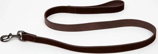 Picture of Nobleza Paw Love - Dog leash suede (Large 120x2.5cm) - Dark brown