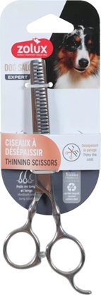 Attēls no Nobleza ZOLUX Noyczki degaówki dla psa do przerzedzania sierci DOG SALON