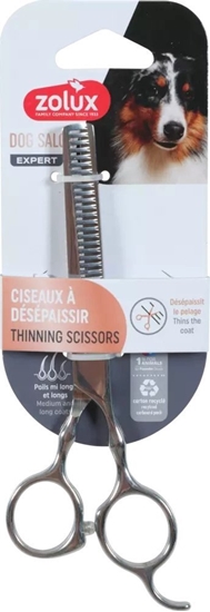 Picture of Nobleza ZOLUX Noyczki degaówki dla psa do przerzedzania sierci DOG SALON