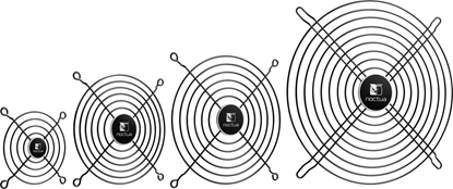 Picture of Noctua Noctua NA-FG1-8 Sx2 Lüftergitter, 80 mm - schwarz