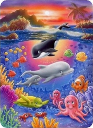 Picture of Norimpex Diamentowa mozaika Morskie zwierzta 80x40 1009026