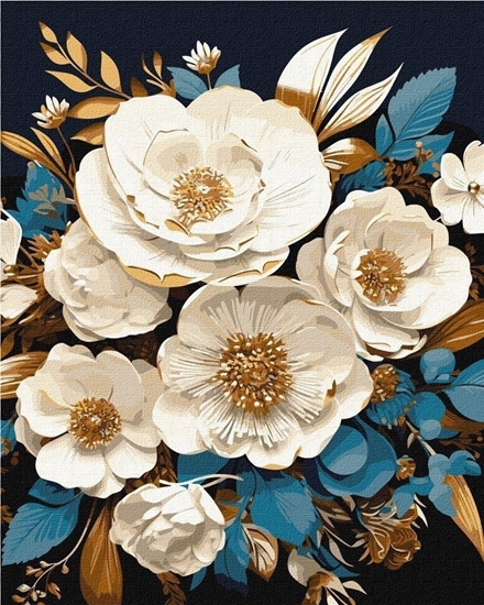 Picture of Norimpex Malowanie po numerach - Biaa symfonia 40x50cm