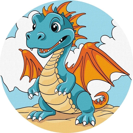 Изображение Norimpex Malowanie po numerach - Chud smoka 19cm