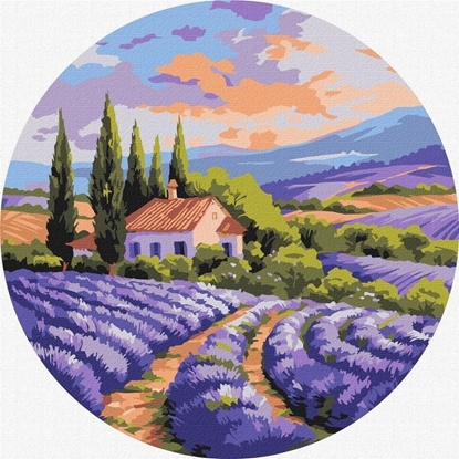 Изображение Norimpex Malowanie po numerach - Lawenda 26cm