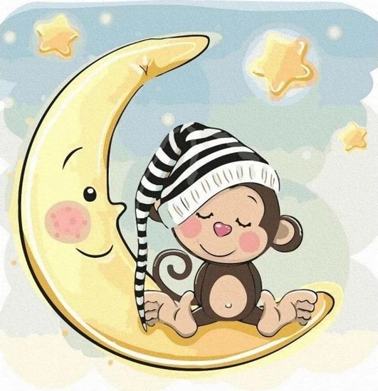 Picture of Norimpex Malowanie po numerach - Miych snów 40x50cm