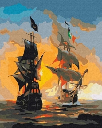 Picture of Norimpex Malowanie po numerach - Pejza morski 40x50cm