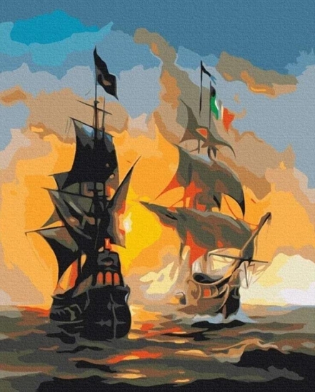 Picture of Norimpex Malowanie po numerach - Pejza morski 40x50cm