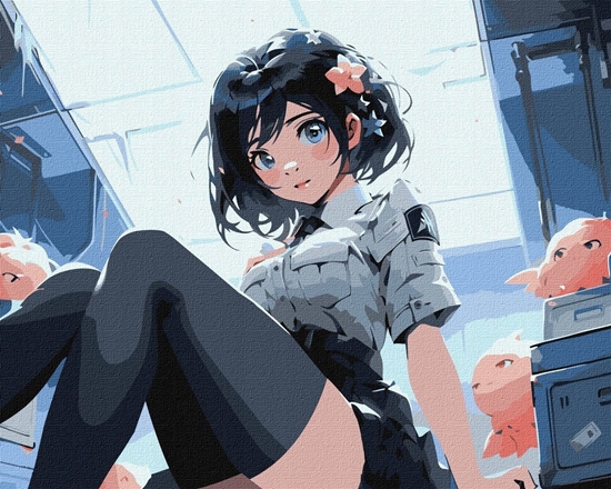 Picture of Norimpex Malowanie po numerach - Wiosenny kwiat 30x40cm