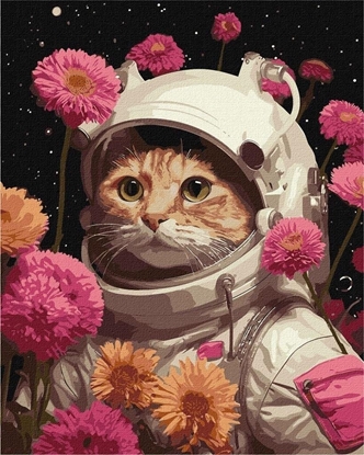 Attēls no Norimpex Malowanie po numerach - Wyprawa kota 40x50cm