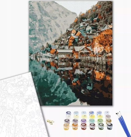 Picture of Norimpex Malowanie po numerach BRUSHME, 40x50 cm, widok na Gelstatt, 1 szt.