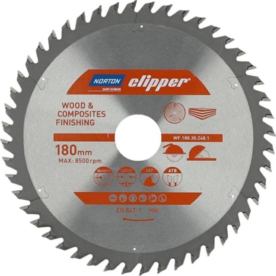 Изображение Norton Clipper Tarcza pilarska widiowa WF.180.30.Z48.1