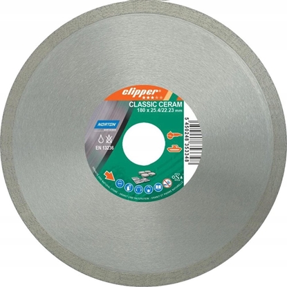 Picture of Norton Diamond cutting disc 180x25.4/22.23mm Norton Classic Ceramic