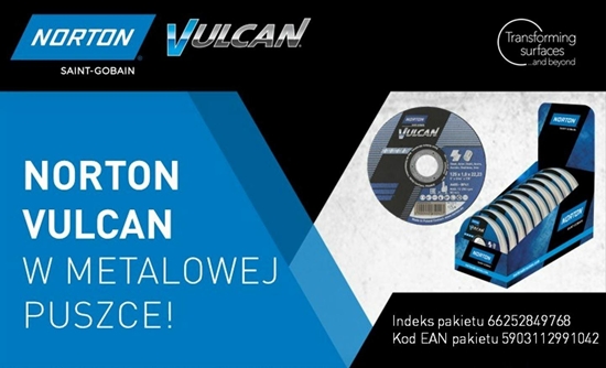 Picture of Norton NORTON DISC.VULCAN 125 x 1.0 /10pcs. METAL/INOX BOX