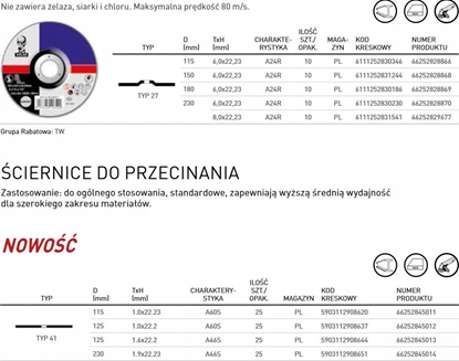 Picture of Norton NQ60ZZ-125x1.0x22.23-T41 NOR-Quantum 3