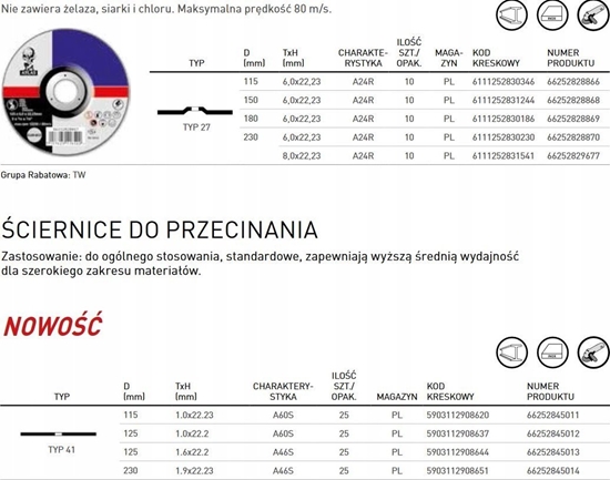Picture of Norton NQ60ZZ-125x1.0x22.23-T41 NOR-Quantum 3