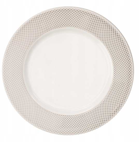 Изображение NORWICH Talerz paski 16 cm beowy rant